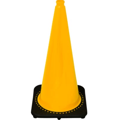 Training Traffic Cone 12 Inch Yellow 4 cones boundary sports markers ground 