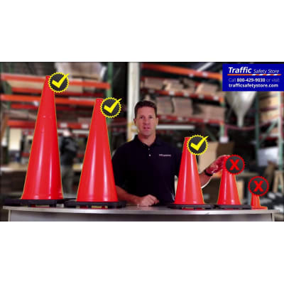 Plastic Safety Parking Cones Details about   12 Inch Traffic Training Cones Set of 12 Blue 