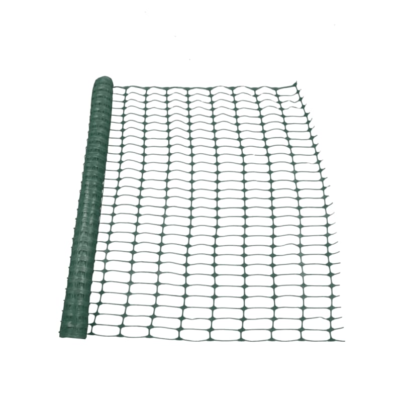 Safety Fence, 4 X 100 FT Green Plastic Mesh Fence Roll Barrier Netting for  Const