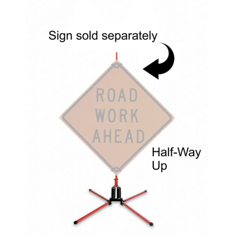 Roll-Up Construction Signs & Stands