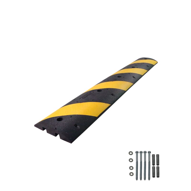 6' Clearline® Recycled Rubber Speed Bump, Traffic Safety Store, SBRCL6S