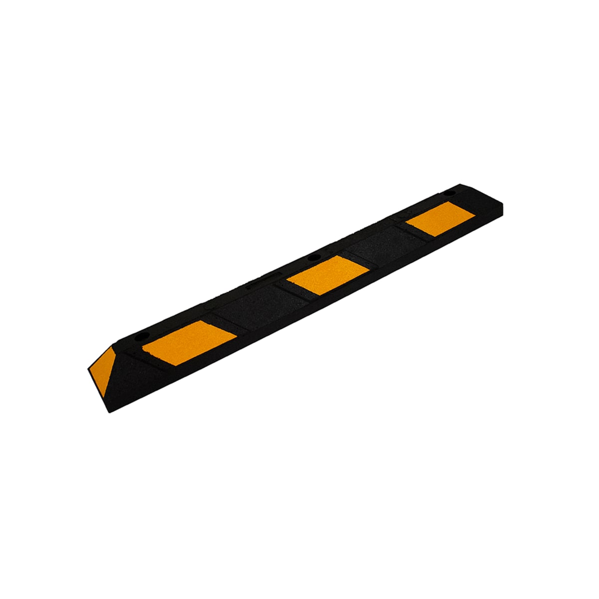 4 Recycled Rubber Parking Blocks Traffic Safety Store