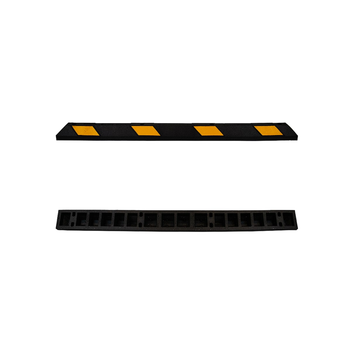6 Recycled Rubber Parking Blocks Traffic Safety Store