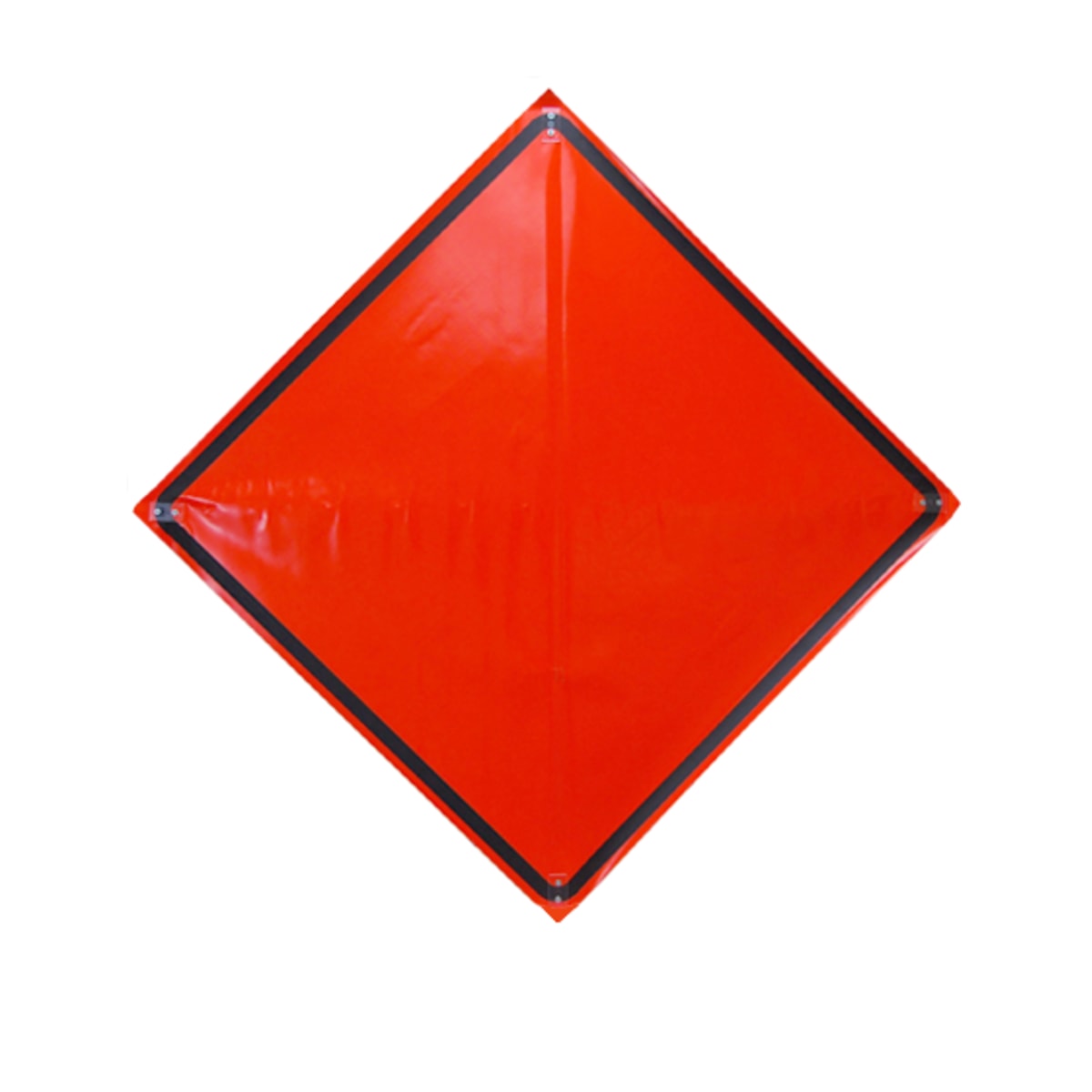 Blank Orange Sign 48 X 48 Vinyl Roll Up Construction Signs Traffic Safety Store