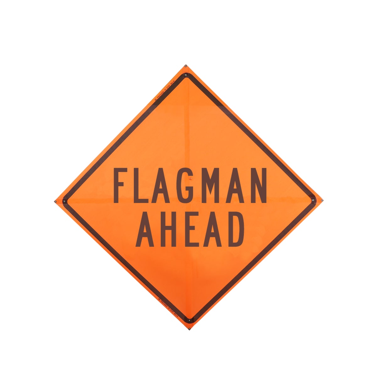 Flagman Ahead 36 X 36 Mesh Roll Up Construction Signs Traffic Safety Store