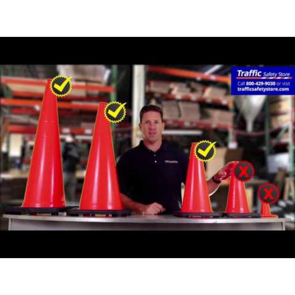 Safety Signs & Signals Cones 28inch Traffic Cones 8Pack Weighted Safety