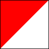 Red/White Reflective swatch
