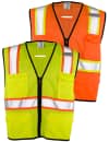 6 Pocket Contrasting Vest (Fall Protection Compatible)