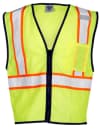 1-Pocket Economy Contrasting Class 2 Safety Vest