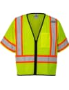 Single Pocket Contrasting Mesh Vest