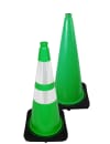 28" Green Traffic Cones