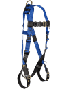 FallTech Contractor 1D Standard Non-belted Full Body Harness, Tongue Buckle Leg Adjustment