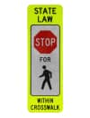 Pedestrian Crosswalk Signs (R1-6A)