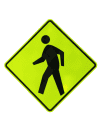 Pedestrian Crossing Symbol Signs (W11-2)