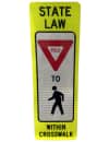 Pedestrian Crosswalk Signs (R1-6) - Yield to Pedestrians