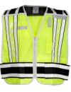 Lime & Black Public Safety Vest - POLICE