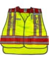 Lime & Red Public Safety Vest - FIRE