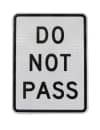 Do Not Pass Signs (R4-1)
