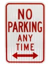 No Parking Anytime (with Double Arrow)