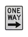One Way with Right Arrow (Under Words) Signs