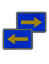 Reversible Yellow Arrow (M6-1) Blue & Yellow