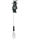 FallTech 8' CTX™ Cable Class 2 Leading Edge Personal SRL-P, Single-leg with Steel Snap Hook