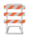 4' Type 3 'Break-Away' Barricade 
