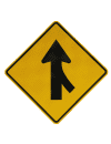 Merge From Right Symbol Signs (W4-1R)
