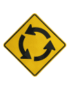 Roundabout Symbol Signs (W2-6)