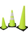 Lime Green Safety Cones