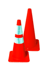 28" Solid Orange Traffic Cone