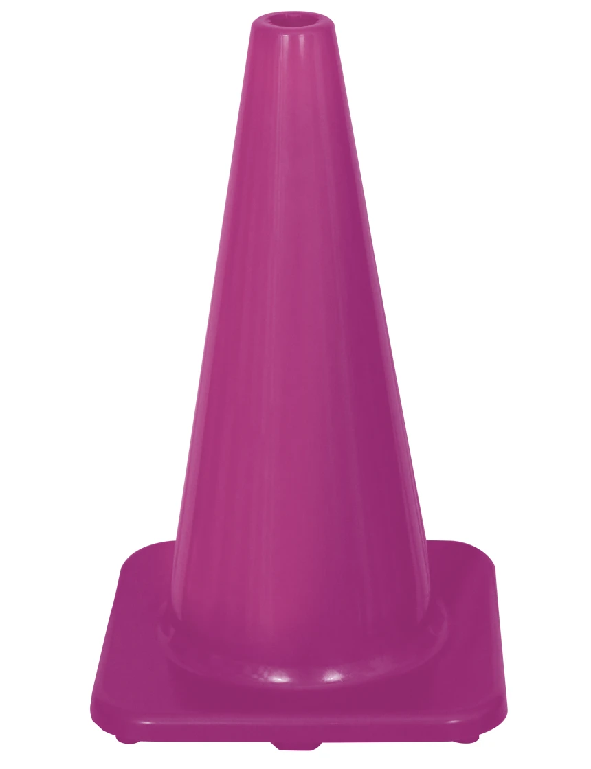Solid Purple 18\" Economy Traffic Cone