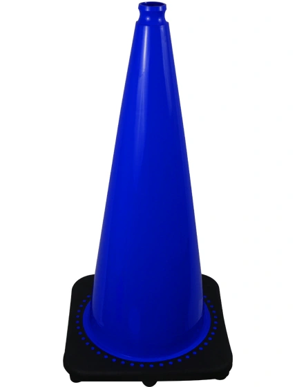 28 inch Blue 7 lbs Traffic Cone