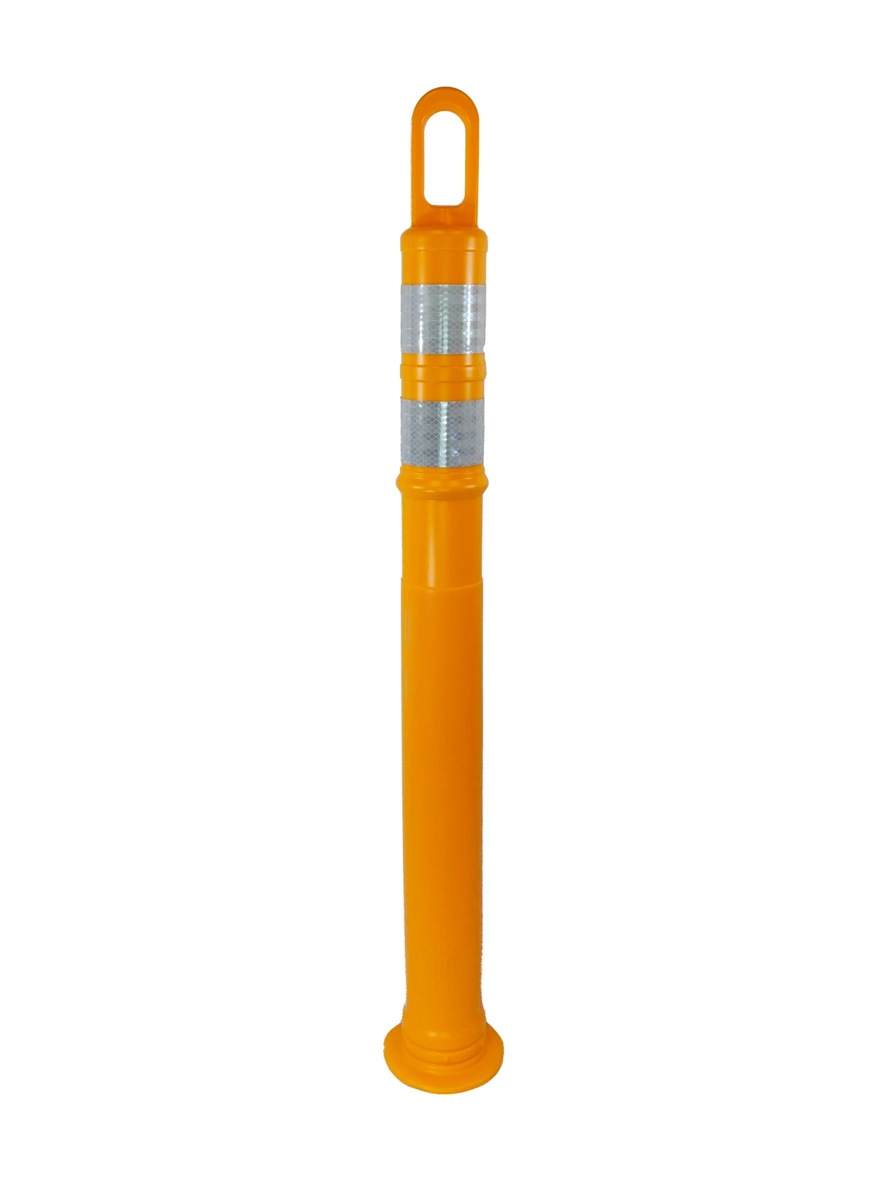42\" Yellow TrafFix Looper Tube, Two (2) 3\" HI White Reflective Collars and No Base