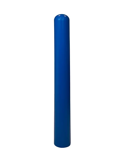 5\" x 52\" Dome Top Blue Bollard Cover