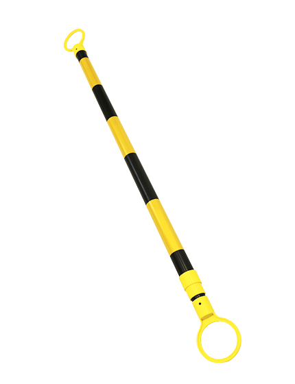 4\u0027 - 7\u0027, \u0027Economy\u0027, Black \u0026 Yellow Reflective Cone Bar