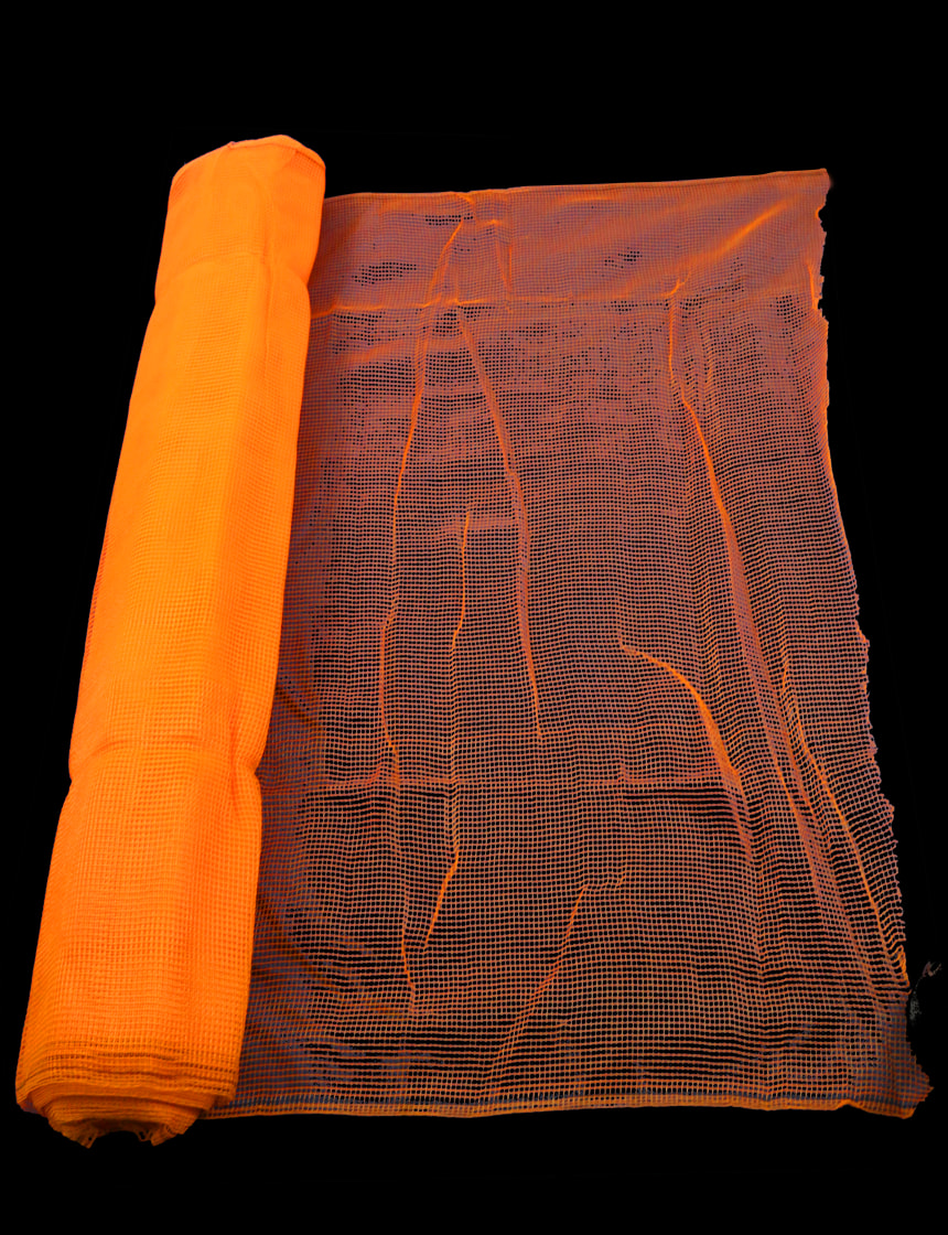 5 ft 8 inch x 150 ft debris netting orange