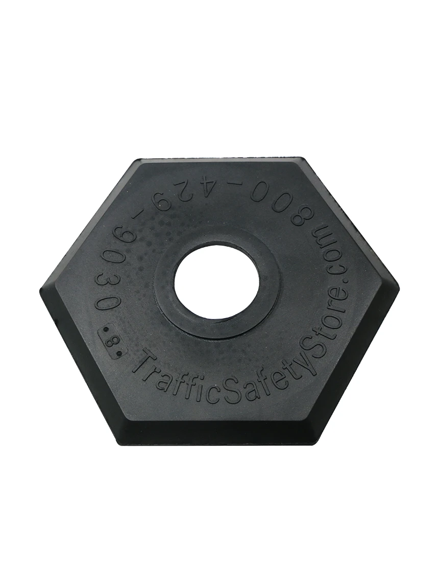 8 lb Base for Delineator Tube (Base Only, No Tube)