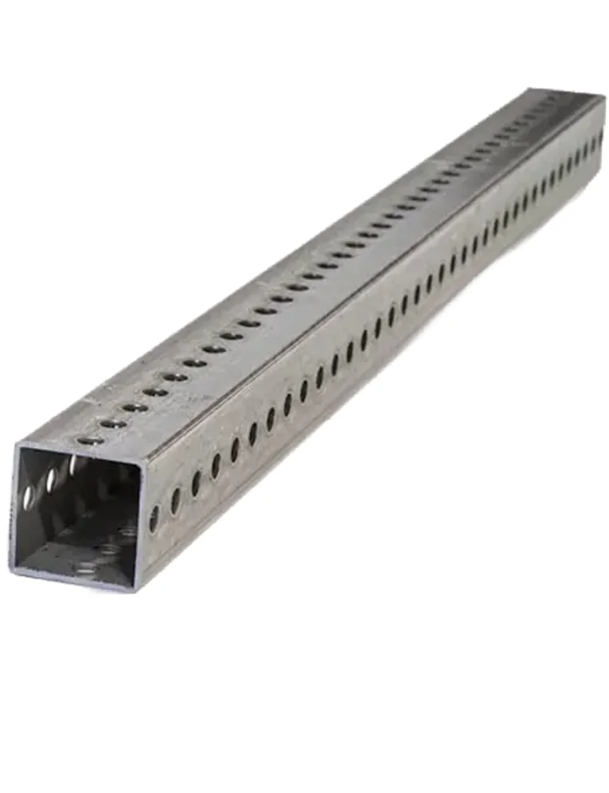 Square Sign Post Anchor, 12 Gauge, 36\" Long, 2 1/4\" X 2 1/4\" Outer Dimensions (Compatible w/ 2\" Square Sign Posts)