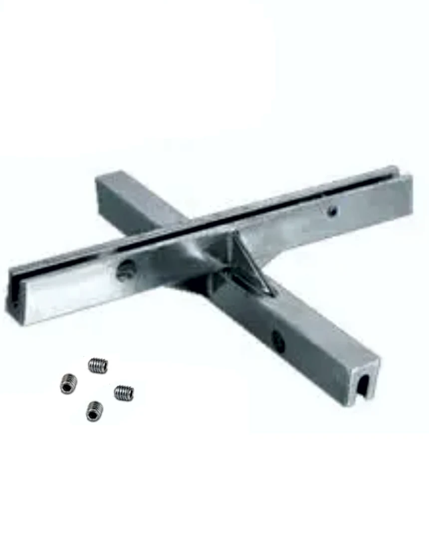 Galvanized, Heavy Duty, Fixed Cross Piece Street Sign Holder for 12\" Flat Street Signs