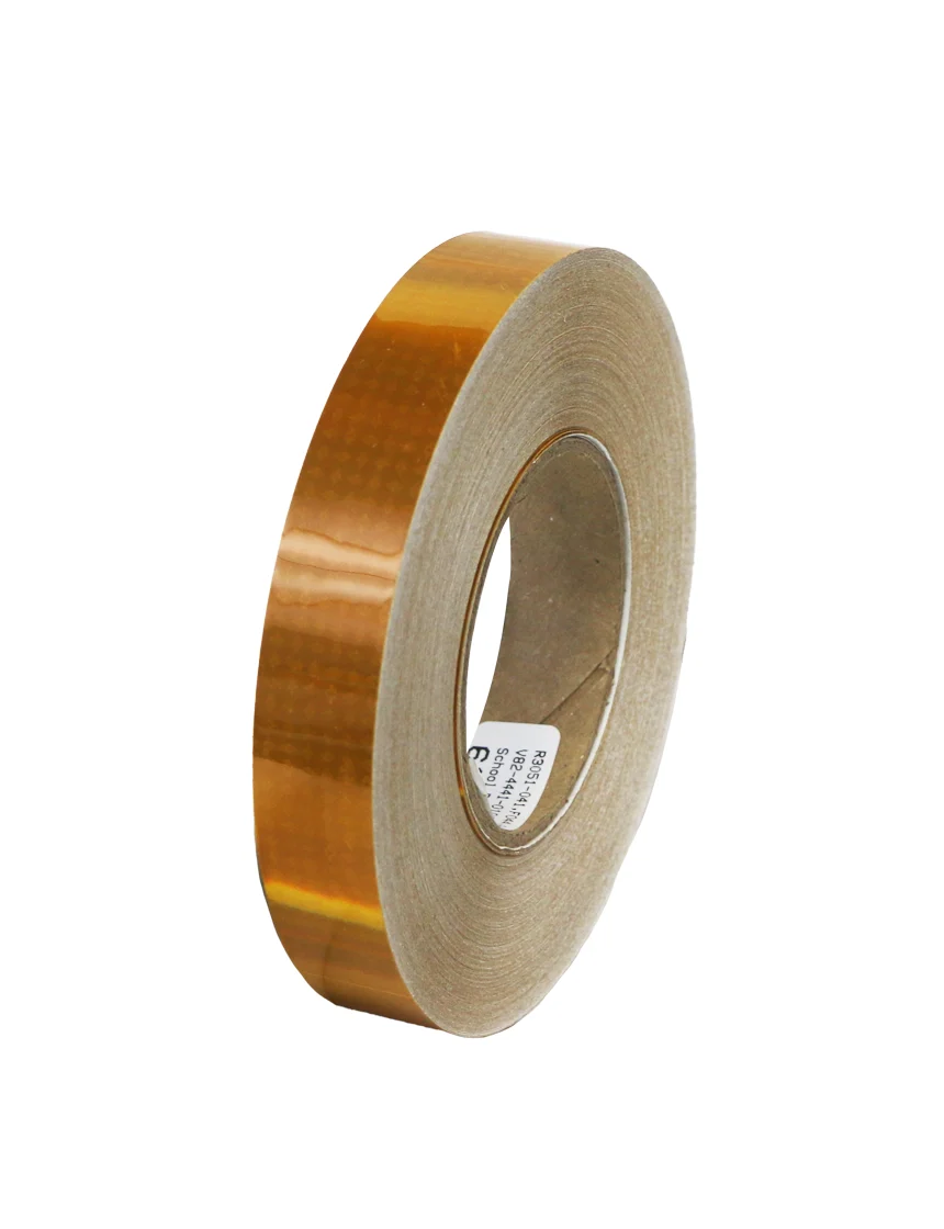 Reflective Conspicuity Tape, Solid Yellow, Rolls of 150\u0027 x 2\"