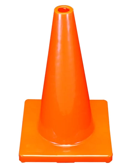 Solid Orange 18\" Economy Traffic Cone