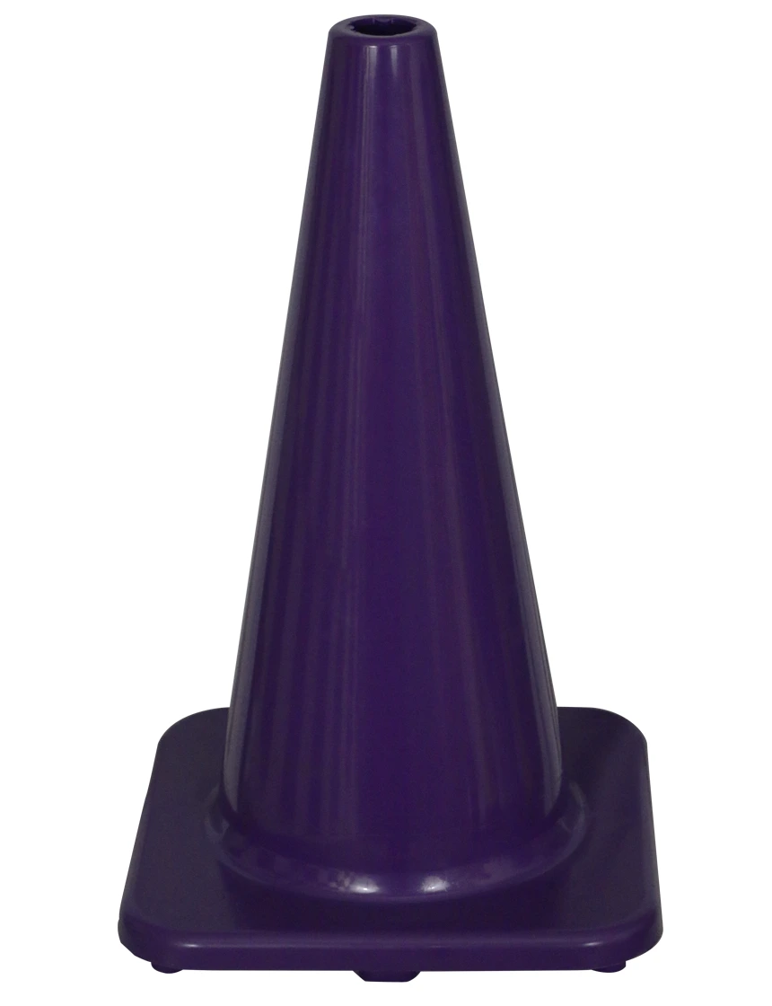 Solid Purple 18\" Economy Traffic Cone