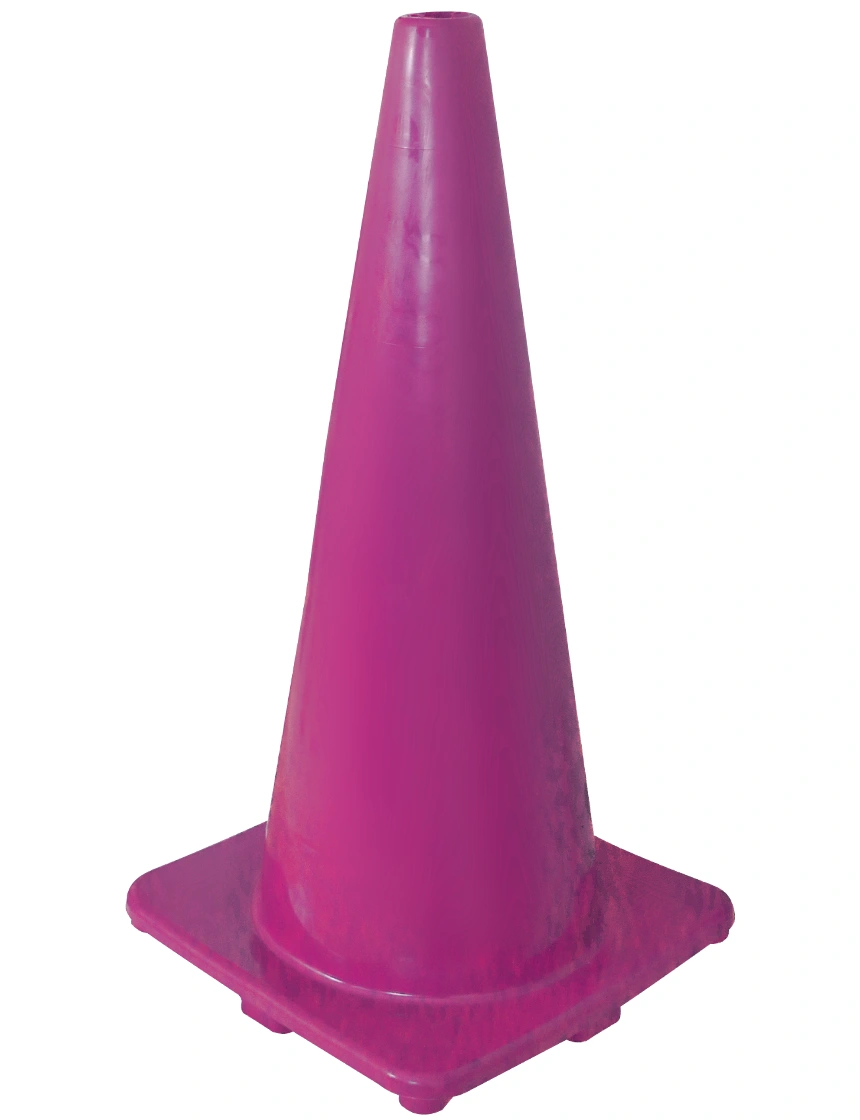 Solid Purple, 28\", 5 lbs, Economy Cone