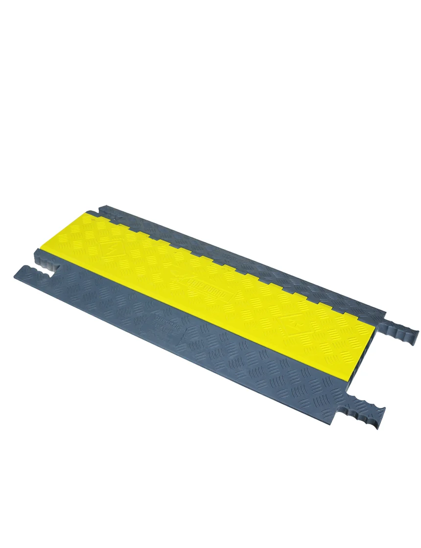 Grip Guard® 36\" Yellow\u0026Black,Lightweight,Five (5) Channel Cable Protector (up to 1.25\" OD Cables)