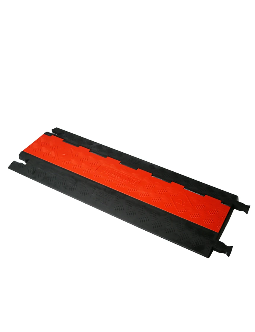 Guard Dog 36\" Orange\u0026 Black, Low Profile, Three Channel Cable Protector (up to 0.75\" OD Cables)