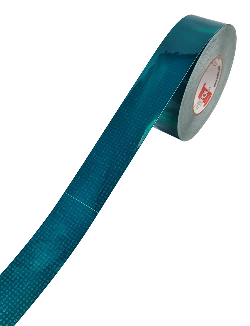 2\" X 150\u0027 Roll Of Green Oralite V82 Adhesive Backed Reflective Tape