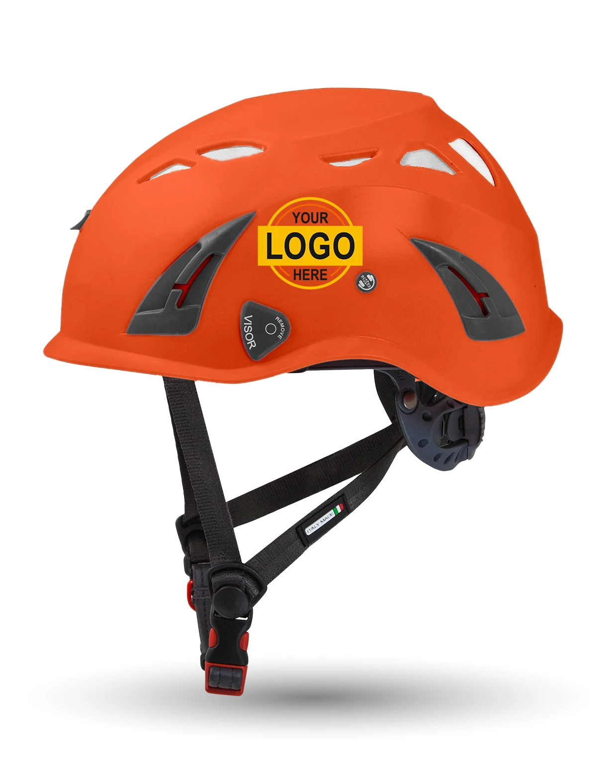 Orange Kask Superplasma HD Safety Helmet w/ Full Color Graphic | ANSI Z89.1 Type I, Class C, HT-LT