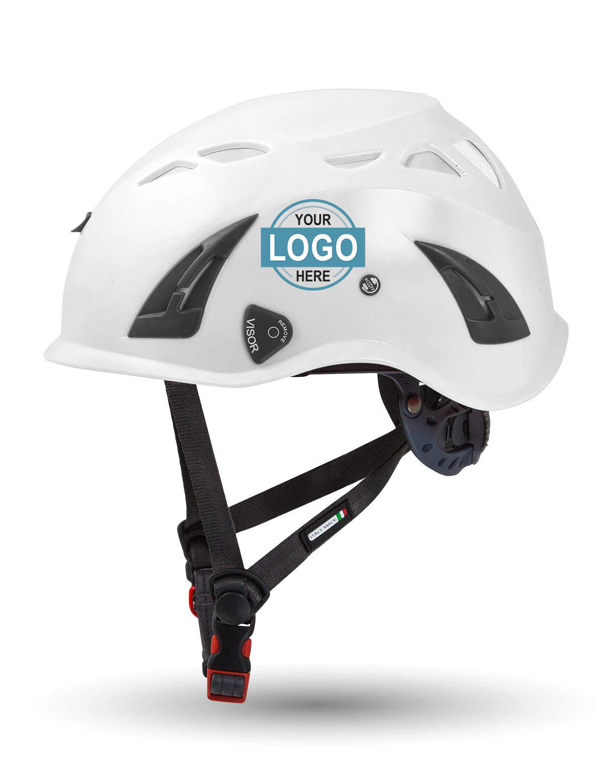 White Kask Superplasma HD Safety Helmet w/ Full Color Graphic | ANSI Z89.1 Type I, Class C, HT-LT