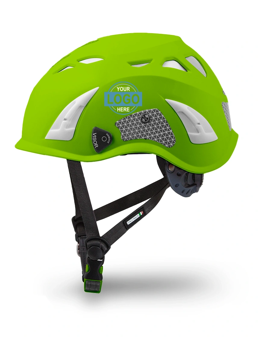 Lime Kask Superplasma HD Hi-Viz Safety Helmet w/ Full Color Graphic | ANSI Z89.1 Type I, Class C, HT-LT